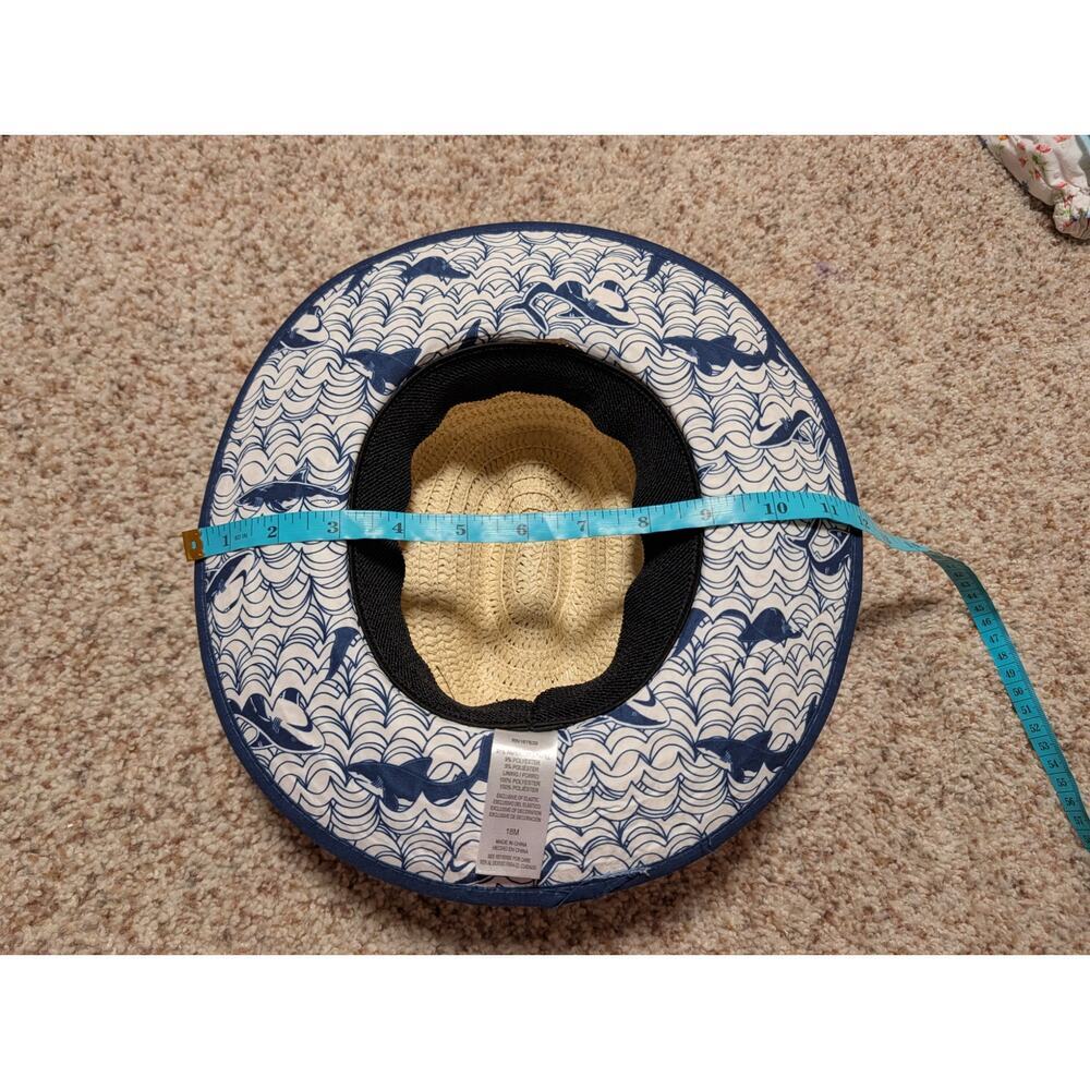 Toddler/baby Boys straw SUMMER BEACH, straw, 18 Months, Waves, Sun Hat - Picture 3 of 5